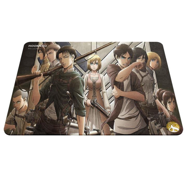 ماوس پد هومرو مدل A3388 طرح انیمه اتک آن تایتان Hoomero Attack On Titan Anime A3388 Mousepad